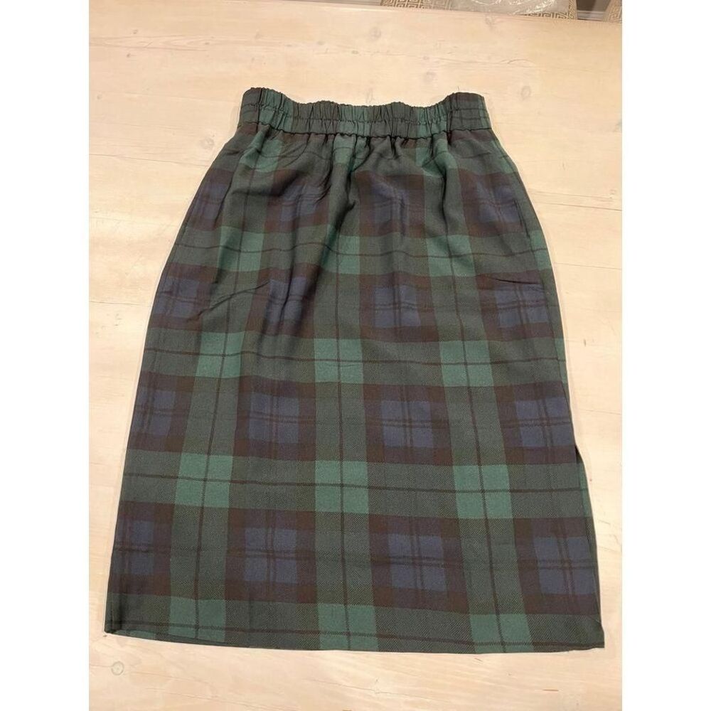 NWOT Plaid tartan j‎ crew Skirt size XS